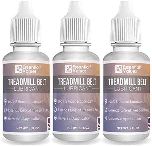 Treadmill Belt Lubricant - Odorless & Toxin-Free 100% Silicone Oil - Silicone Treadmill Lubricant - Reduces Noise & Prolongs Belt Life - Universal Treadmill Oil Belt Lube