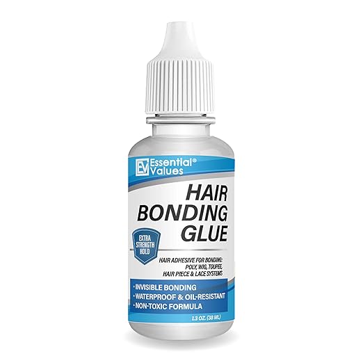 Lace Glue (1.30 fl oz / 38mL), Hair Glue | Invisible Bonding Adhesive Glue with Moisture Control Technology – Perfect for Poly & Lace Hairpieces, Wigs, Toupee Systems